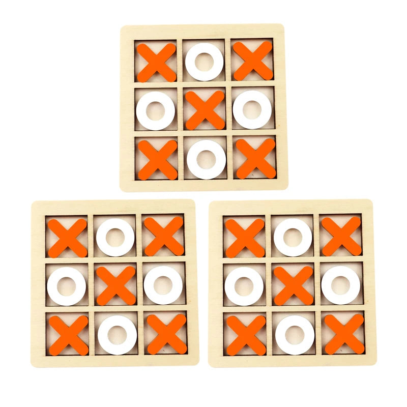 Montessori Wooden Toy Mini Chess Play Game