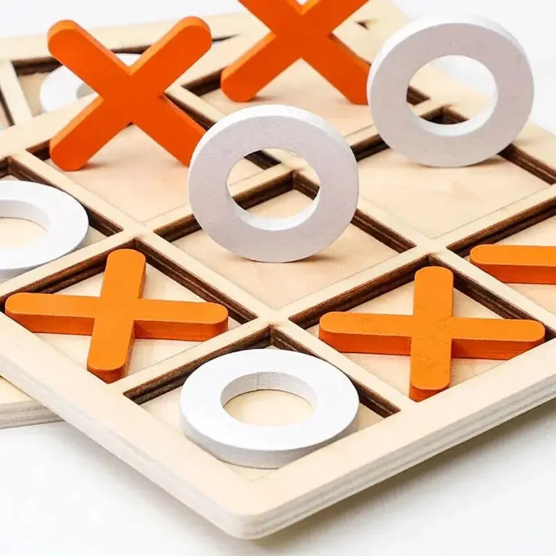 Montessori Wooden Toy Mini Chess Play Game