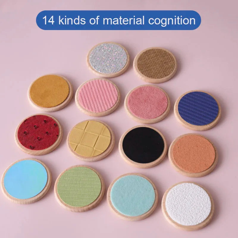 Montessori Sensory Toys Tactile Board Matching game