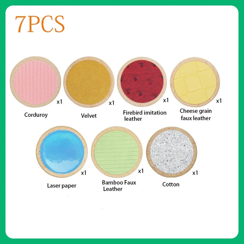 Montessori Sensory Toys Tactile Board Matching game