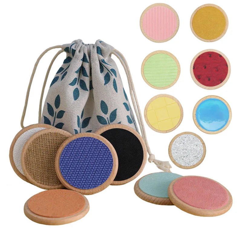 Montessori Sensory Toys Tactile Board Matching game