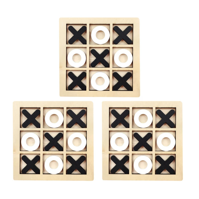 Montessori Wooden Toy Mini Chess Play Game