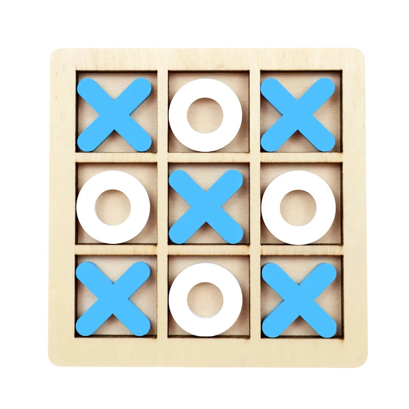 Montessori Wooden Toy Mini Chess Play Game
