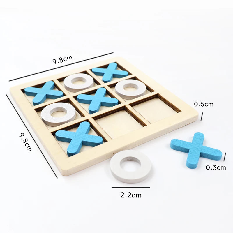 Montessori Wooden Toy Mini Chess Play Game