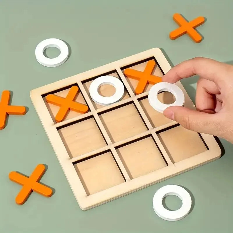 Montessori Wooden Toy Mini Chess Play Game