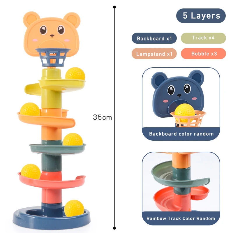 Sliding Ball Early Education Sensory Toy